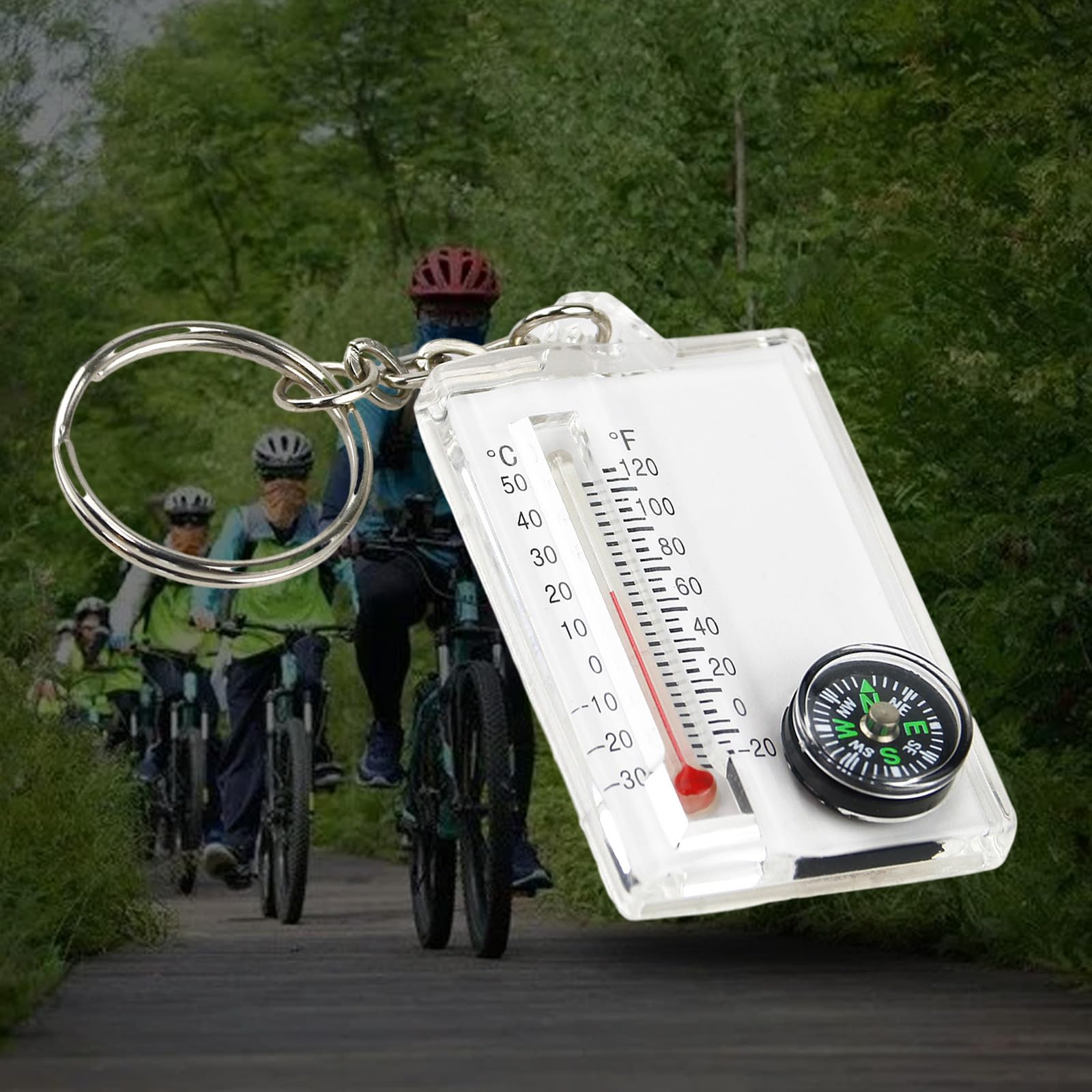 Compas Randonnée Camping Boussole Porte-clés Kanayu - Lot De 60 - Mini Boussole Survival - Randonnée Camping Porte-clés Orientation