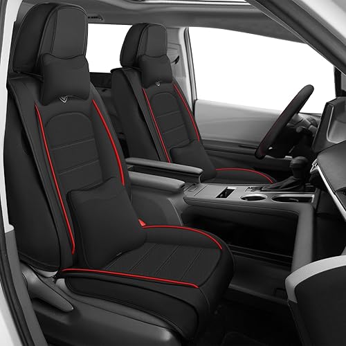 Miniatura 8 de JOJ Fundas de asiento de automóvil para Nissan Pathfinder 2000-2020, funda de asiento de automóvil de 5 asientos, antideslizantes, impermeables,