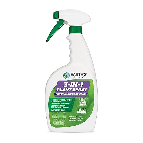 Earth's Ally 3-in-1 Plant Spray for Pests and Disease -
