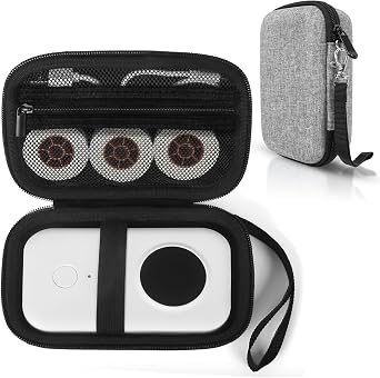Label Printer Case Compatible for Phomemo D30 D35 D30S D30 Pro Label Maker, Fit for NIIMBOT D11/D110, Fit for JADENS D110, Fits Bluetooth Wireless Mini Label Printer Case Only...