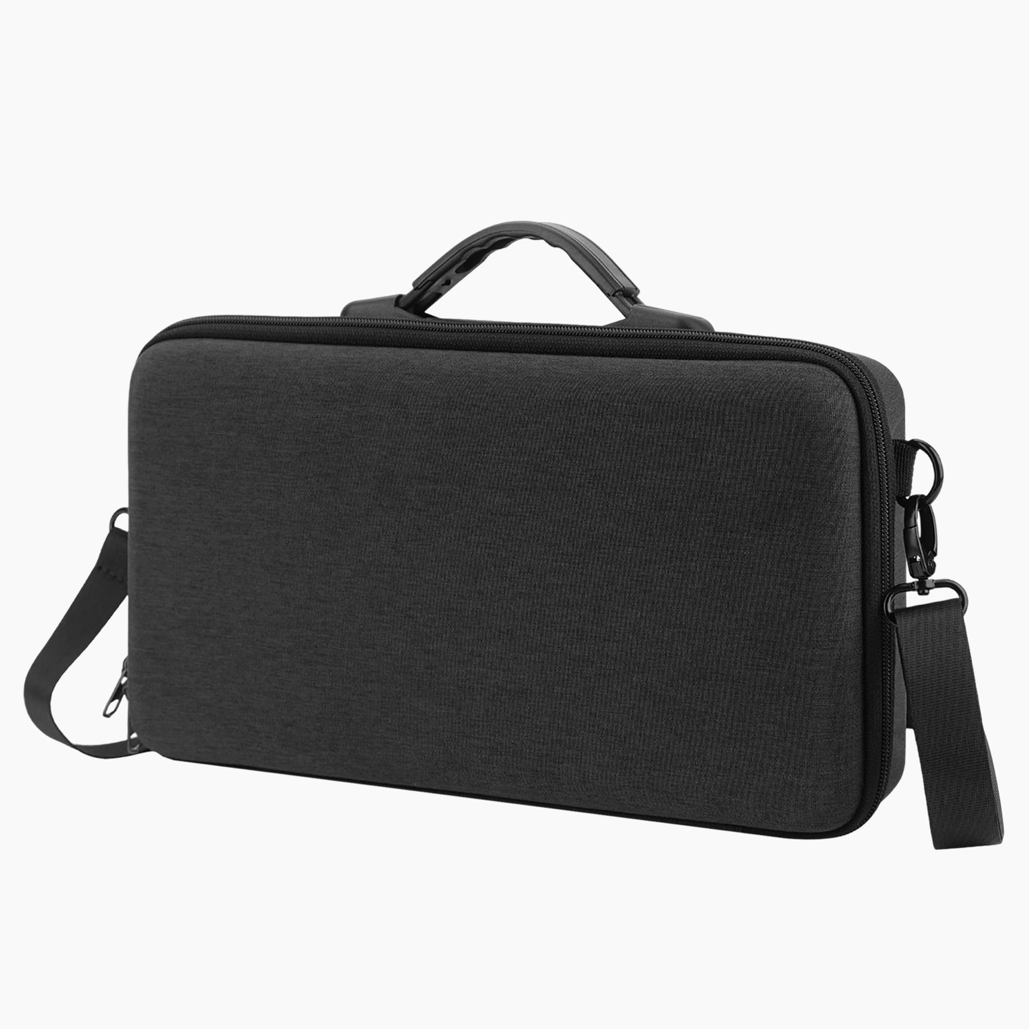 GEEKRIA Custodia da trasporto per interfaccia audio, compatibile con Osee GoStream Deck/GoStream Deck Pro/GoStream Duet, custodia rigida da viaggio portatile in EVA (grigio scuro)