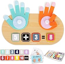 TOP BRIGHT Preschool Learning Toys for Toddlers 2-4, Montessori Toys for 3-5 Year Old Boys Girls Birthday Gifts, Educational Math Manipulatives Number Counting Blocks