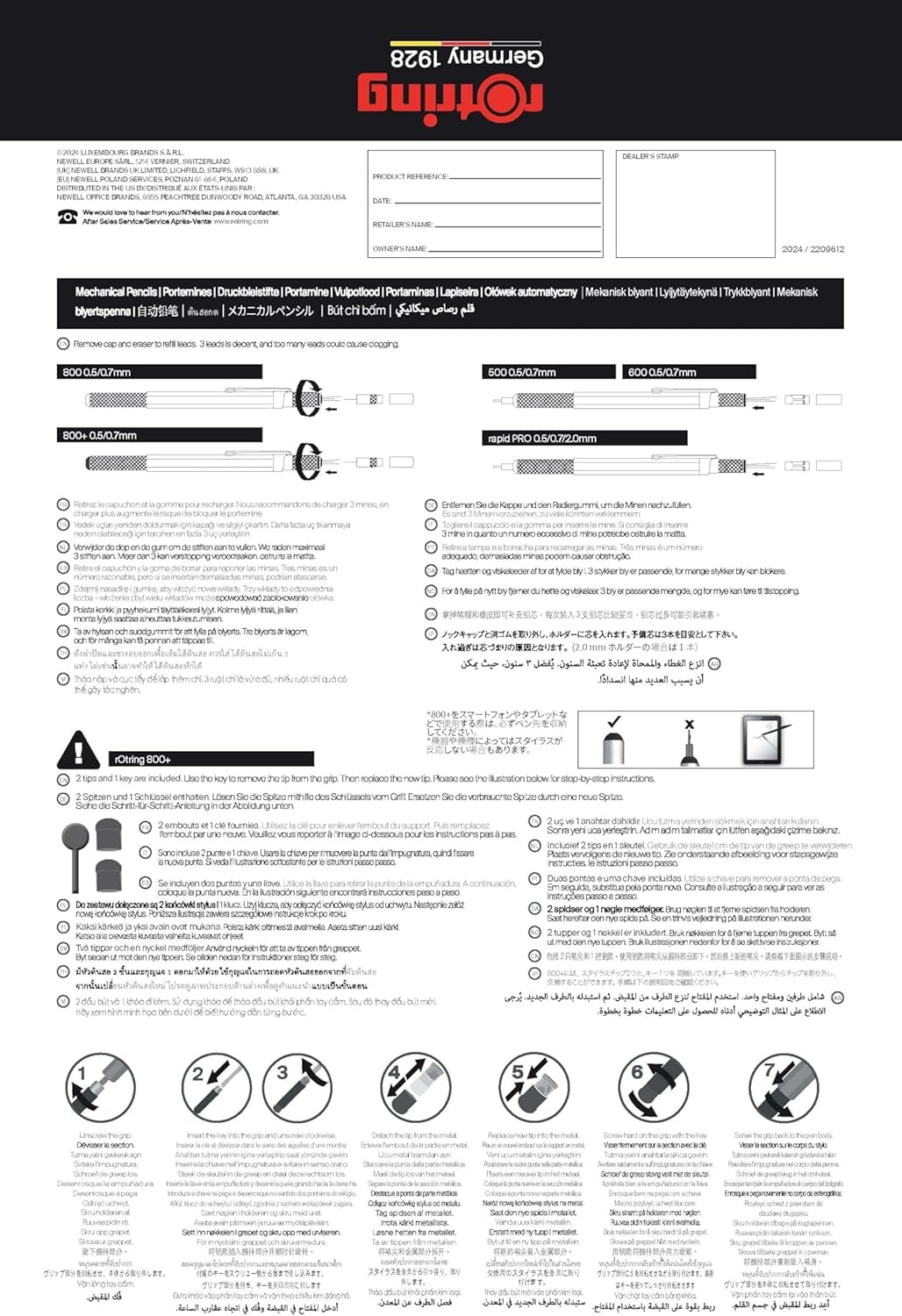 rOtring A3 Rapid Zeichenbrett mit Tragetasche & Isograph Junior Technisches Stift-Set | 3 nachfüllbare Fineliner, Bleistift & Patronen | Deutsches Präzisions-Zeichenset für Studenten & Profis