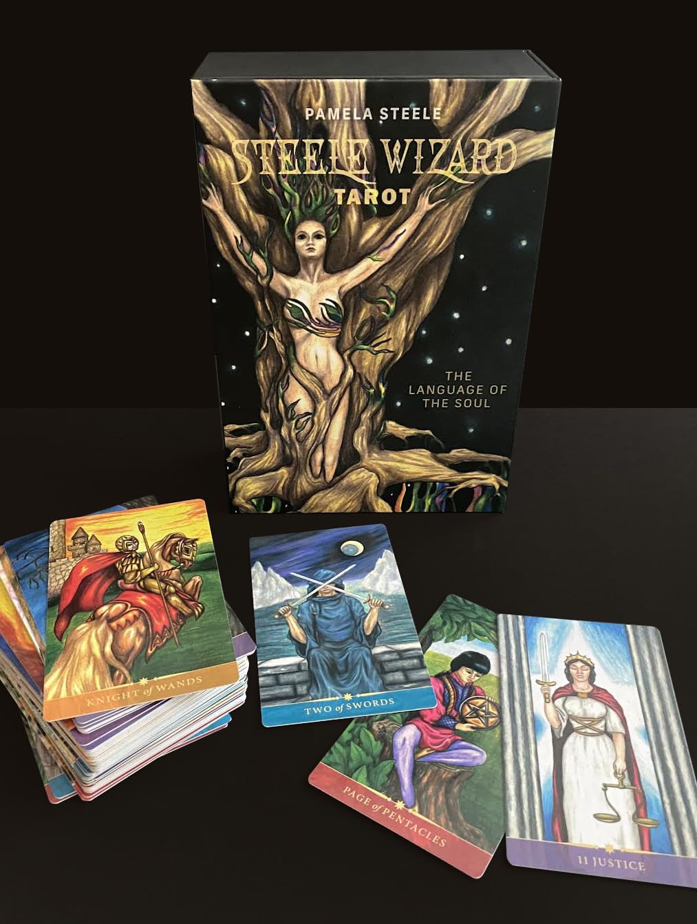Steele Wizard Tarot: The Language of the Soul: The Language of the Soul (Tarot Kit Box Set with 88 Cards and Guide Book)