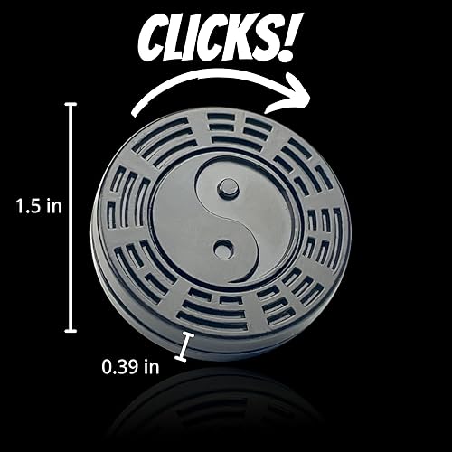 Miniatura 9 de Tapazapa Metal Fidget Toys for Adults, Chinese Style Folding Fan Design Magnet Fidget Slider Haptic Slider EDC, ADHD Tool Anxiety and Stress Relief