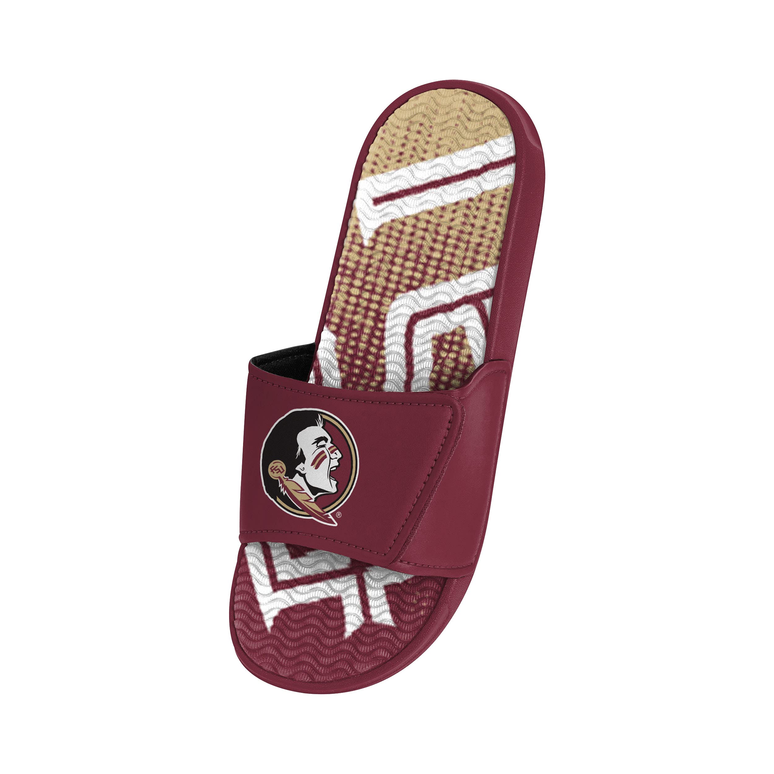 Florida State Seminoles NCAA Men's Colorblock Gel Slide Sandals – Officially Licensed Team Slide - View #2