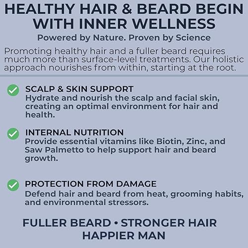 Miniatura 4 de Vine Nutrition Hairtonica - Revive el crecimiento del cabello con vitaminas y suplementos nutricionales esenciales, apoya el cabello más grueso y