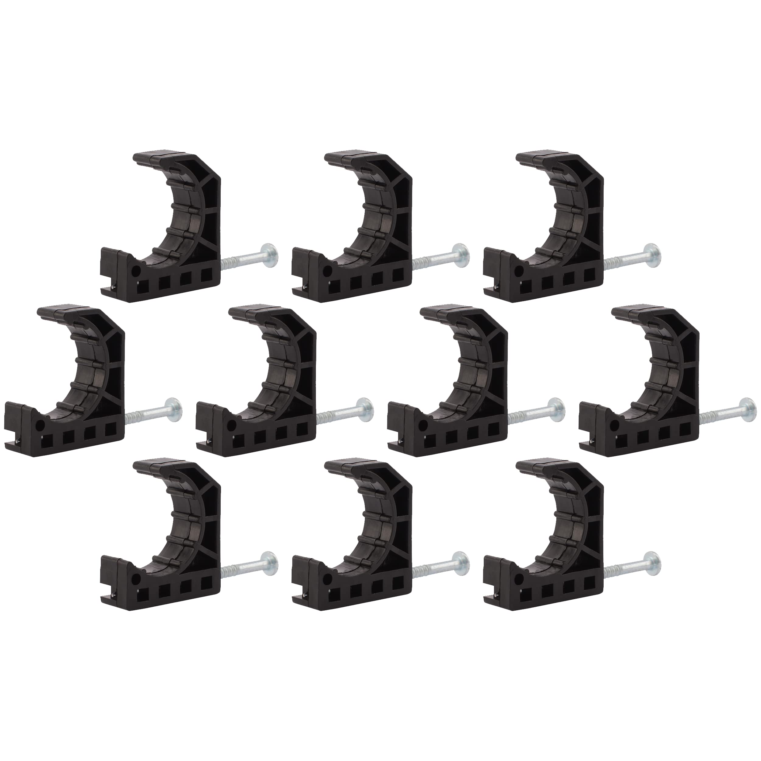 SharkBite 3/4 Inch Single Nail Half Clamp, J Hooks, Pack of 12, PEX Pipe, CTS, 23221