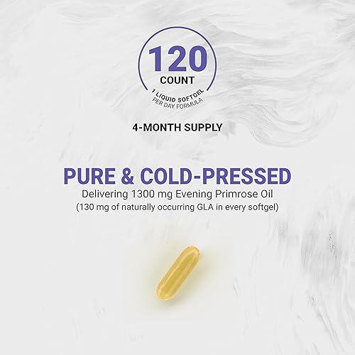 Miniatura 6 de Naturalis Aceite de onagra (1300 mg)  100% natural de Nueva Zelanda  Sin OMG, sin soja y gluten, cero relleno  120 cápsulas blandas