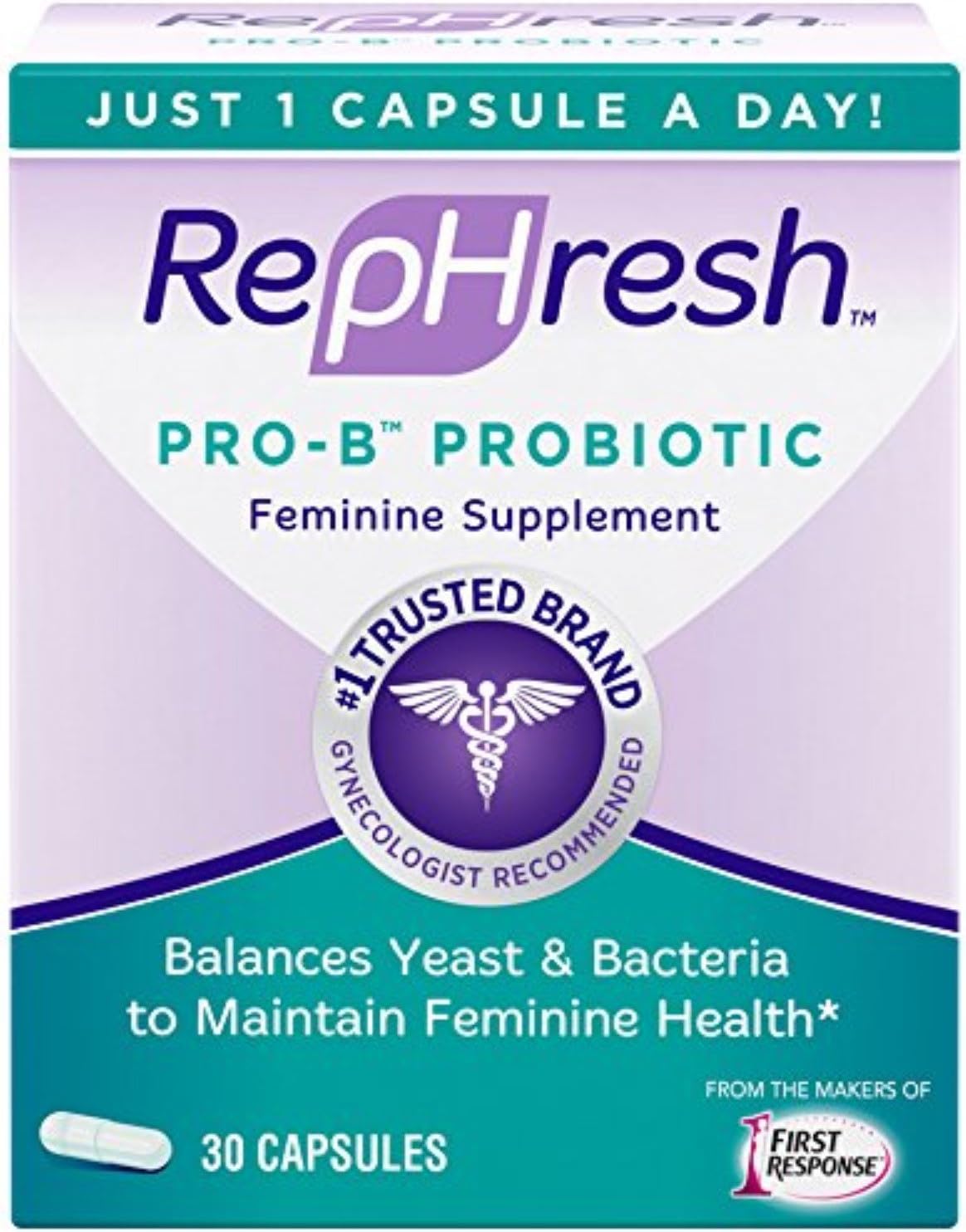 RephreshPro-B Probiotic Feminine Supplement 30 Capsules per Pack (11 Pack)