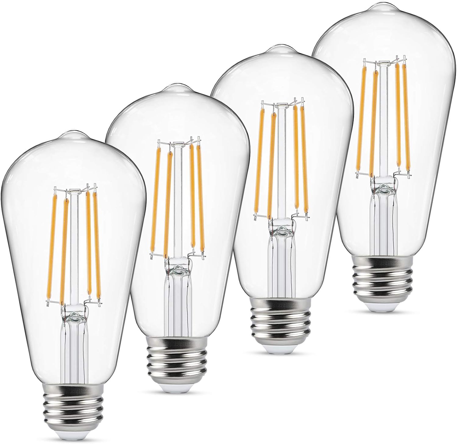 Dimmable Vintage LED Edison Bulbs 60 Watt Equivalent, Eye Protection