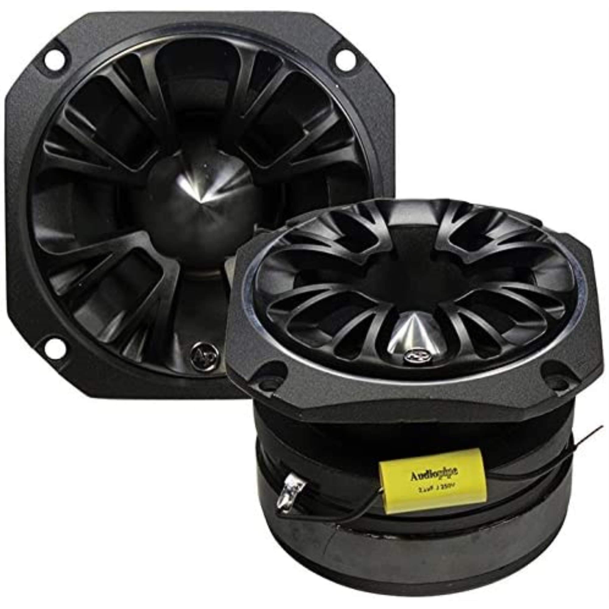 アドオン■高能率97dBホーンツイーター2個セット■ブラックGHK01 Amazon.com: Audiopipe Black ATR series 600 watt max tweeter (each