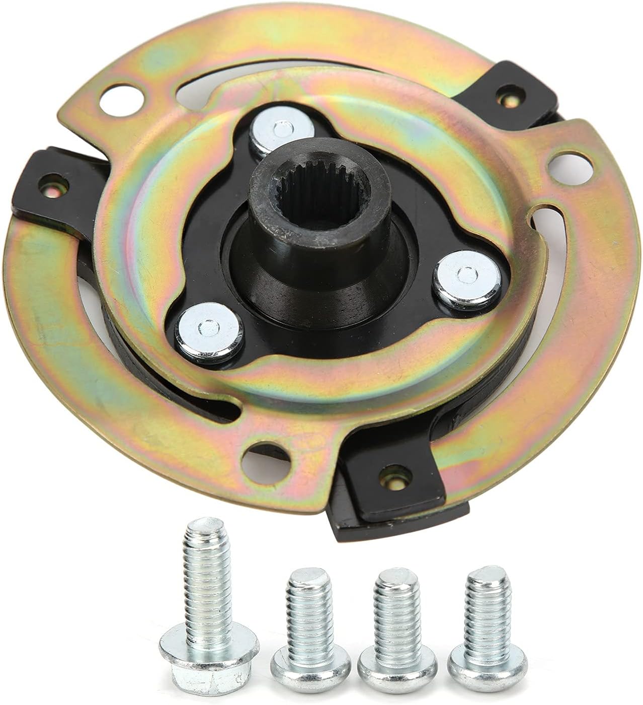 A/C Compressor Clutch Hub, Air Conditioning Compressor Clutch 5N0820803A Replacement Fit for Octavia