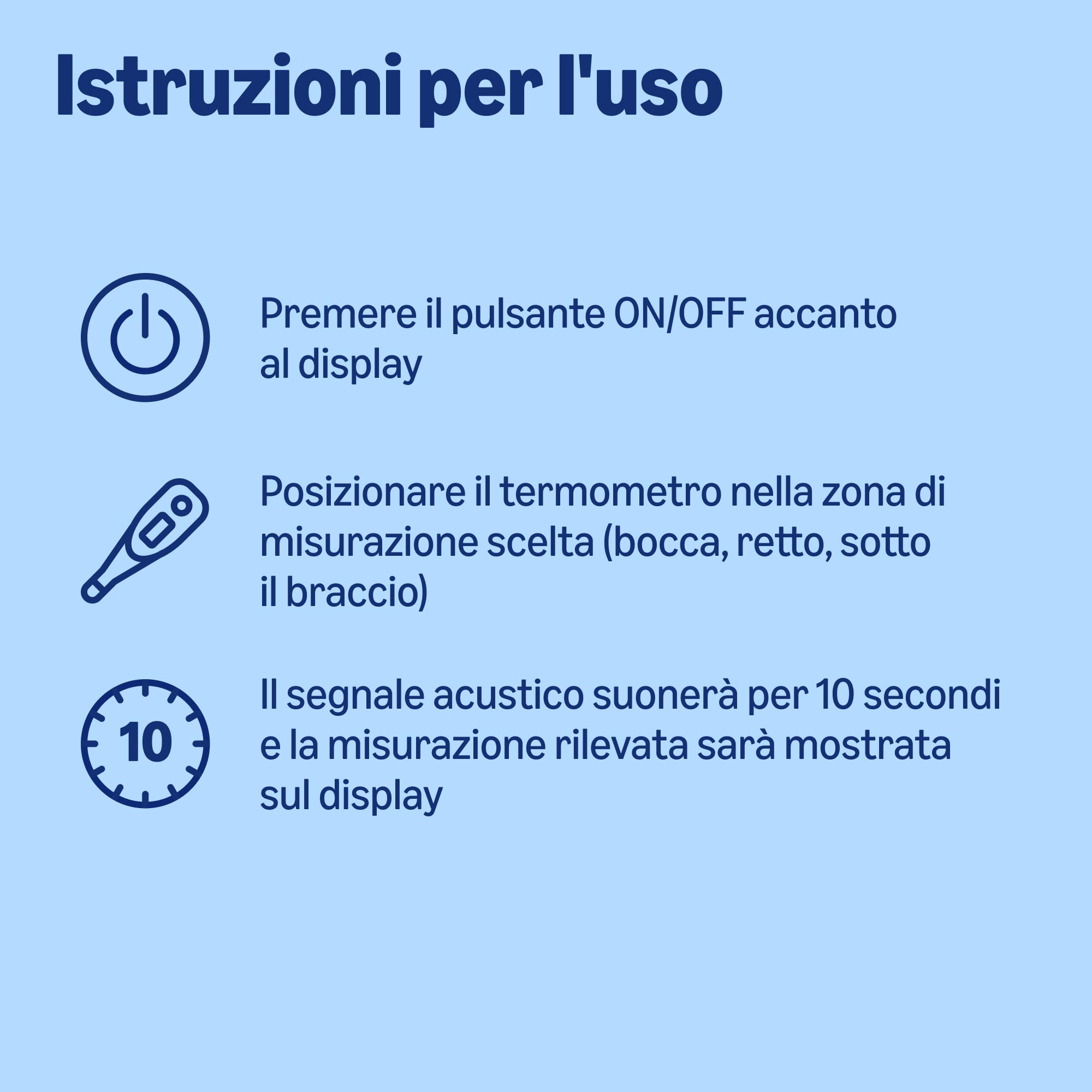 Healthcare By Amazon - Termometro digitale, Blu (Precedentemente un marchio Amazon Basic Care, stesso prodotto) - L'imballaggio può variare