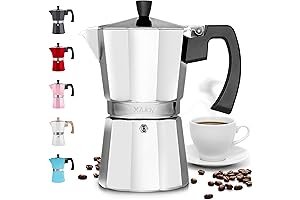 Zulay Kitchen Stovetop Moka Pot Espresso Maker