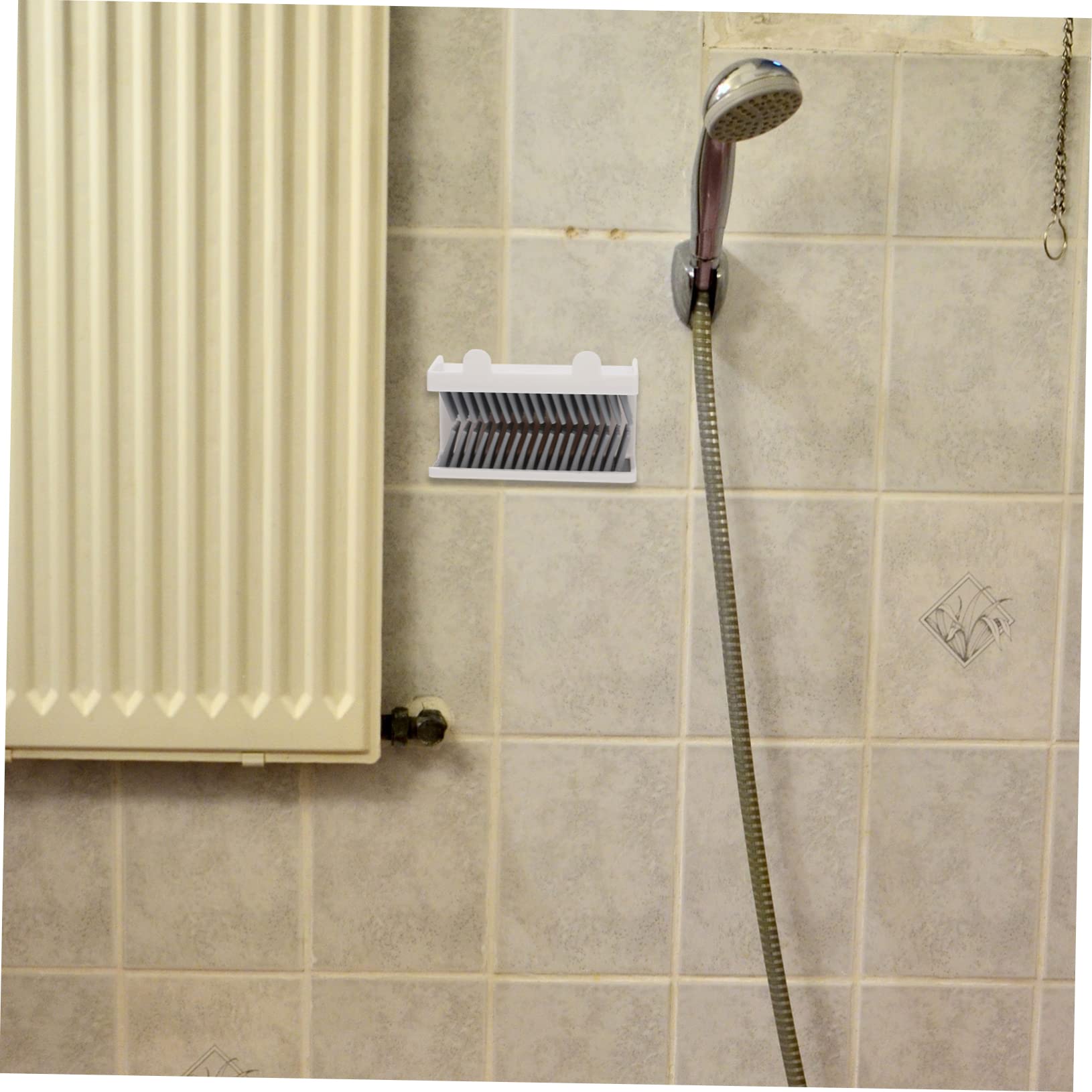 Angoily 4stücke Wandmontierter Haarfänger Für Badezimmer Wiederverwendbarer Haarsammler Einfach Zu Bedienen Für Dusche Und Badewanne Hygienisch Und Langlebig Mit Ohren