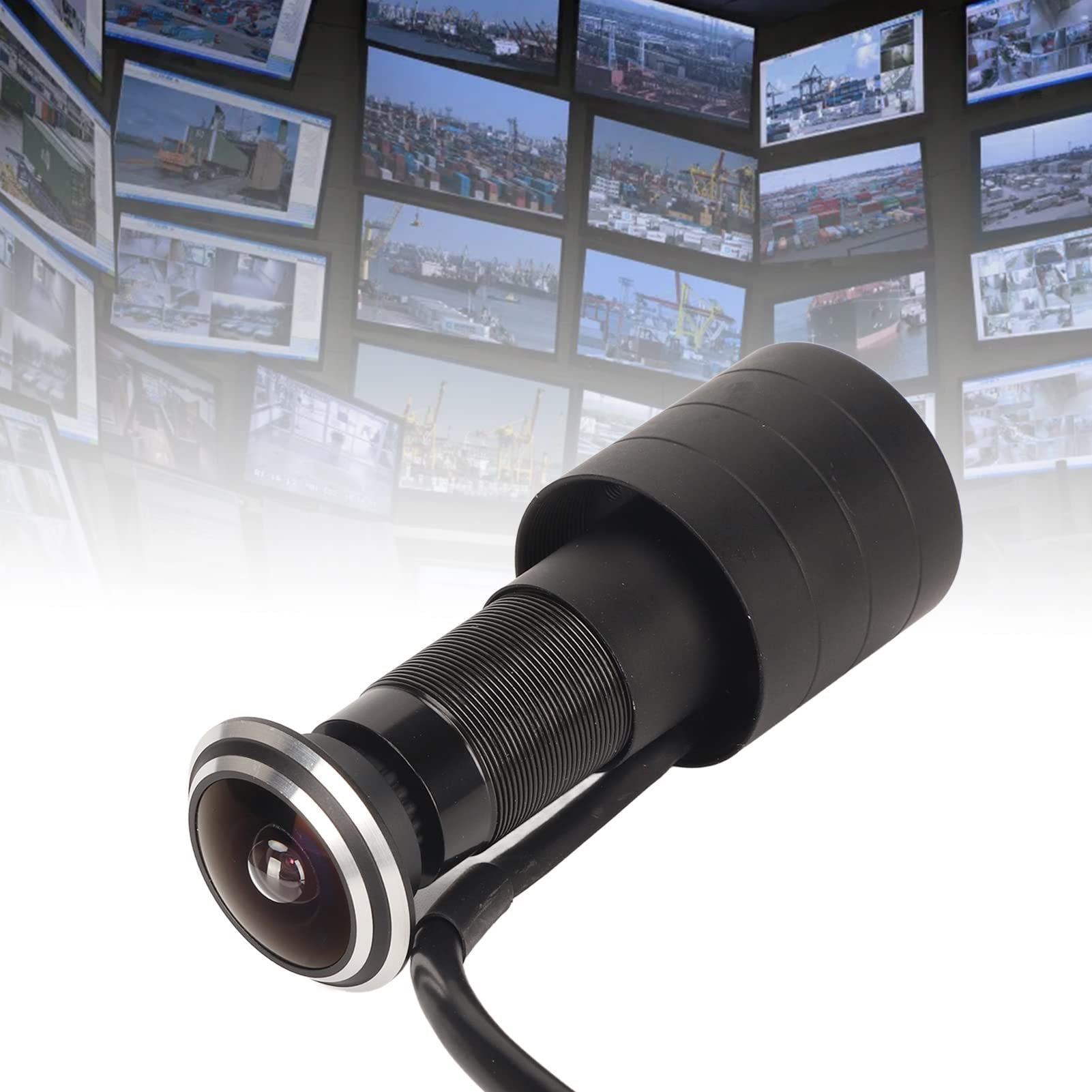 Kamera z Wizjerem w Drzwiach, Kamera IP z Wizjerem HD 4MP, Beznapędowa Kamera IP z Wizjerem RJ45 Domowa Kamera Bezpieczeństwa, sygnał Cyfrowy USB, Alarm Wykrywania Ruchu