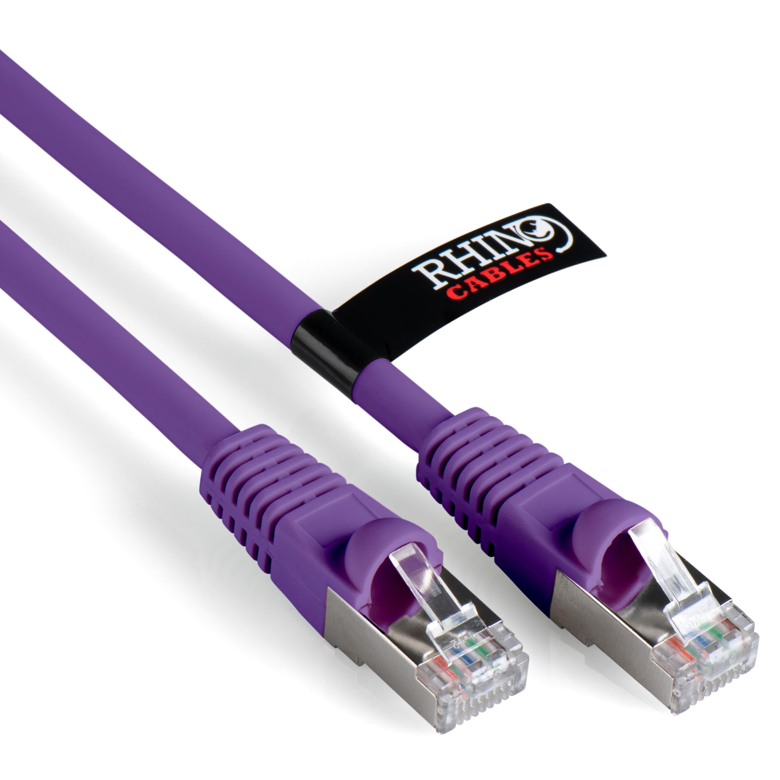 rhinocables CAT 6a Ethernet Cable | 10Gbps S/FT High-Speed & Large Bandwidth Data Transfer | Reliable LAN Network RJ45 Cable | Wi-Fi Broadband Cable for Seamless Gaming & Streaming (2m, Black) — view 14