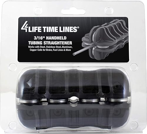 Miniatura 10 de 4LIFETIMELINES Enderezadora de tubos de mano, herramienta de enderezamiento de tubos de 38 pulgadas para líneas de combustible y transmisión, uso