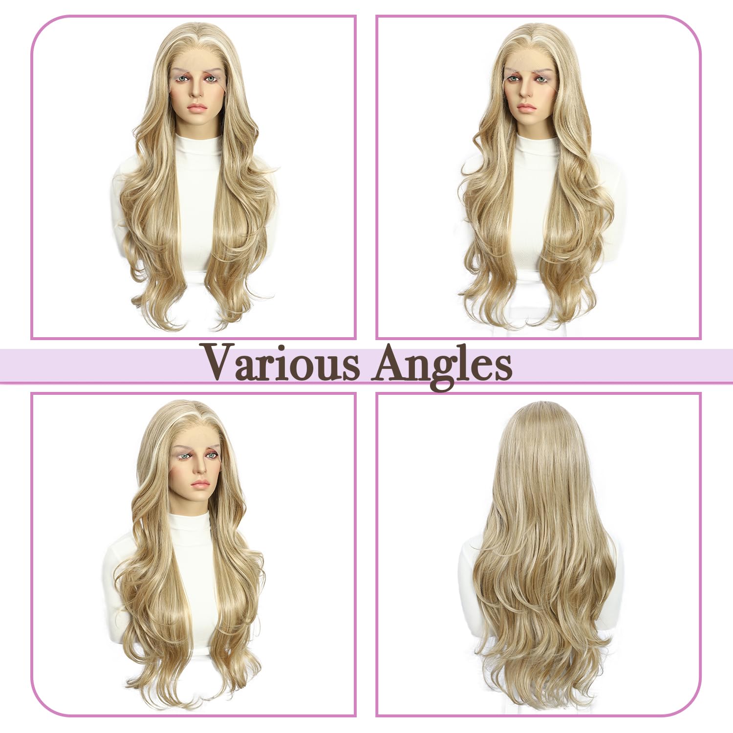 SOMIARIK Blonde Layered Lace Front Wig - Image 2