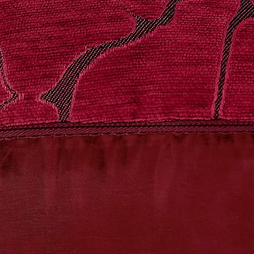 Miniatura 3 de Violet Linen Milano Arts - Fundas de almohada decorativas con diseño artístico, 18 x 18 pulgadas, color burdeos