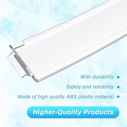 Miniatura 4 de WR71X10761 - Moldura para estante de nevera (transparente), compatible con GE frigorífico, congelador, puerta y estante de puerta, repisa de