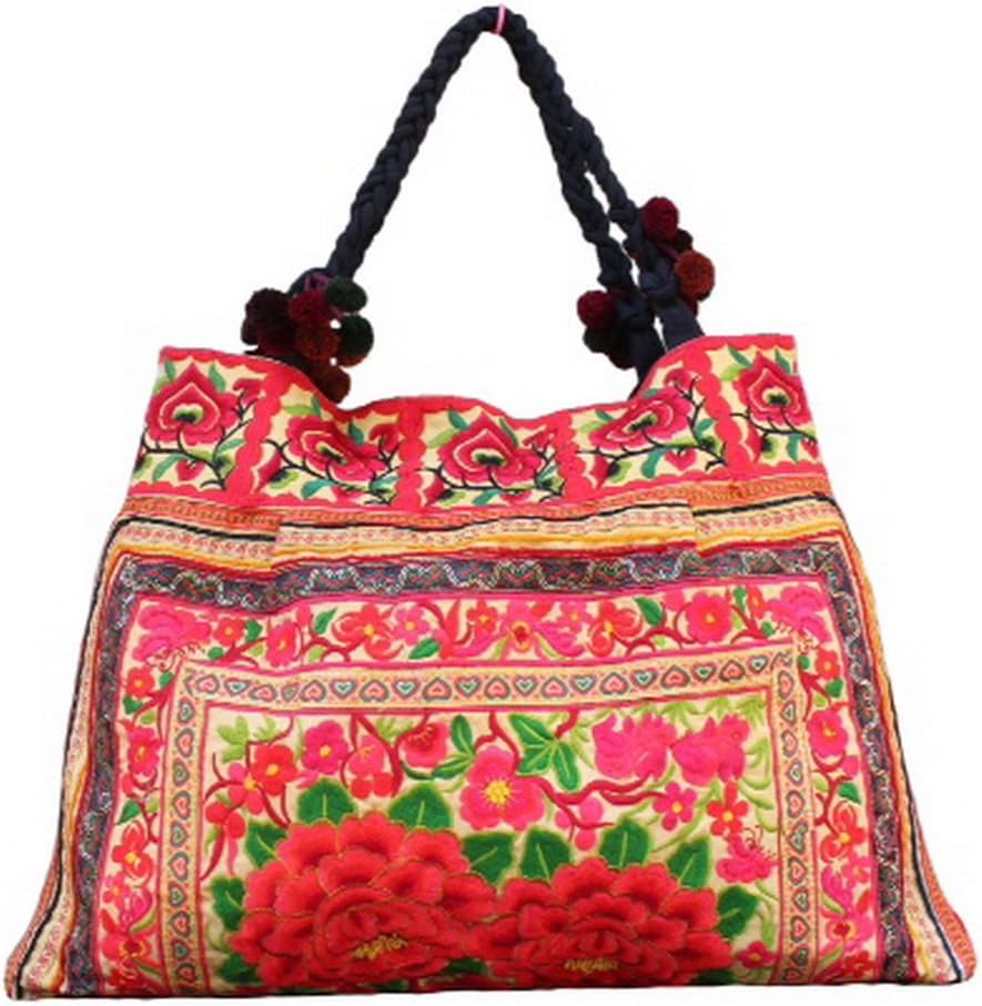BTP! Hmong Shoulder Bag Hilltribe Large Tote Ethnic Purse Handbags Embroidered HMT18