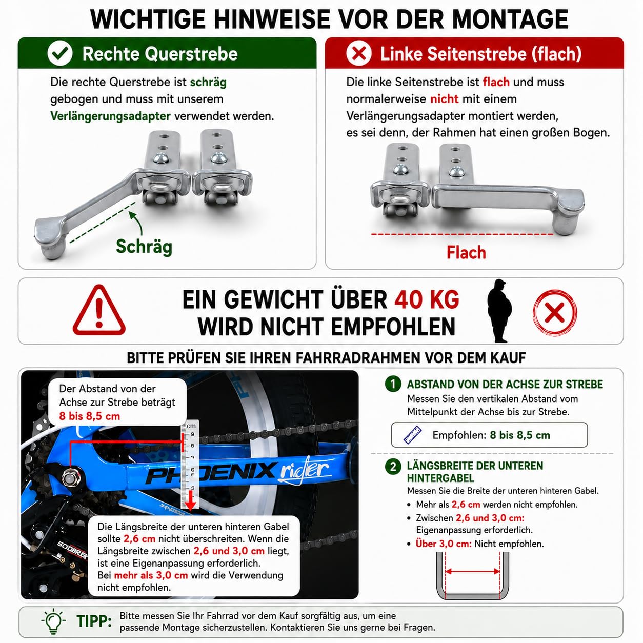 Kinderfahrrad Stützräder aus Kohlenstoffstahl, Universelle Stabilisatoren für 18 20 22 Zoll Fahrräder Sicherheitsunterstützung für Kinder, Inklusive Verlängerungsschrauben für Gangschaltung