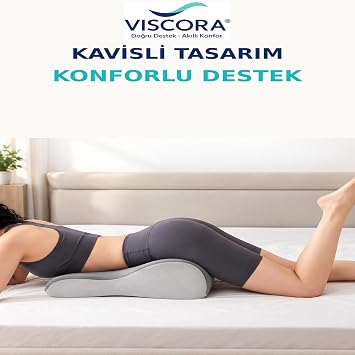 VISCORA Yetişkinler İçin Yakınlık, Samimiyet ve Pozisyon Yastığı – Çok Amaçlı Kavisli Destek Minderi