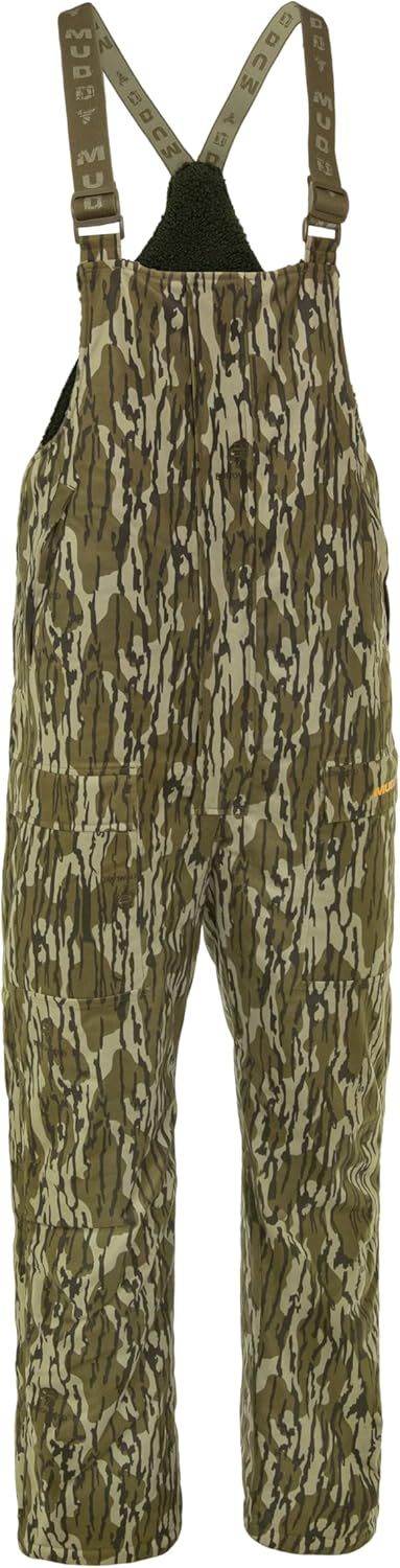 muddy men's trx sherpa bibs mossy x-large mossy oak bottomland