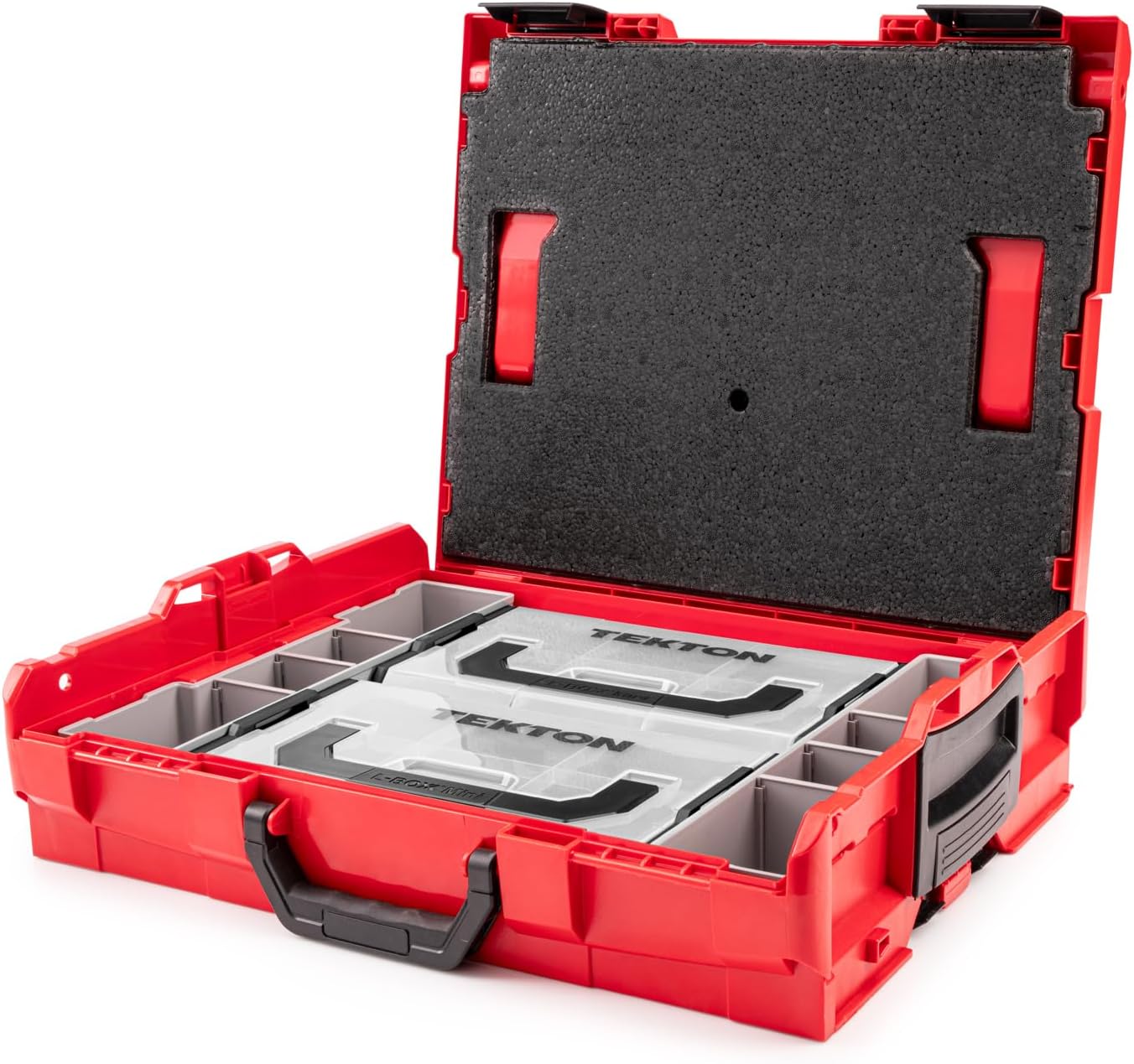 Stackable Base Tool Box Amazon.com: TEKTON Shallow Stacking Tool Box (L-BOXX 1) with Black Mini ...