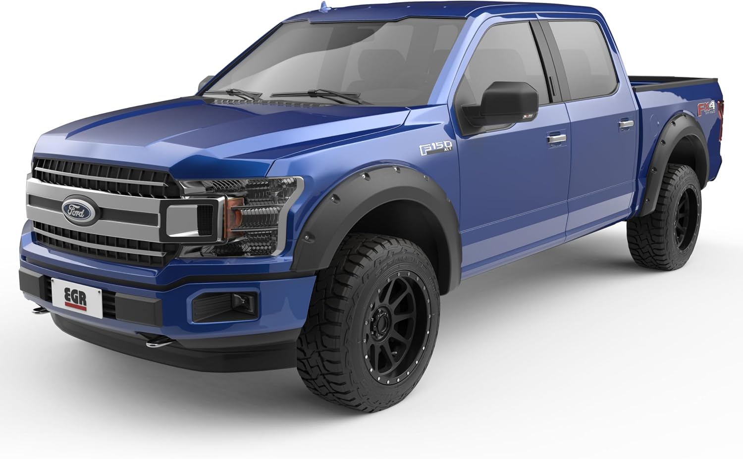 EGR BLF1012 Baseline Flarez Bolt-on Style Fender Flares, Textured Black Finish, Compatible with Select Ford F-150 Models