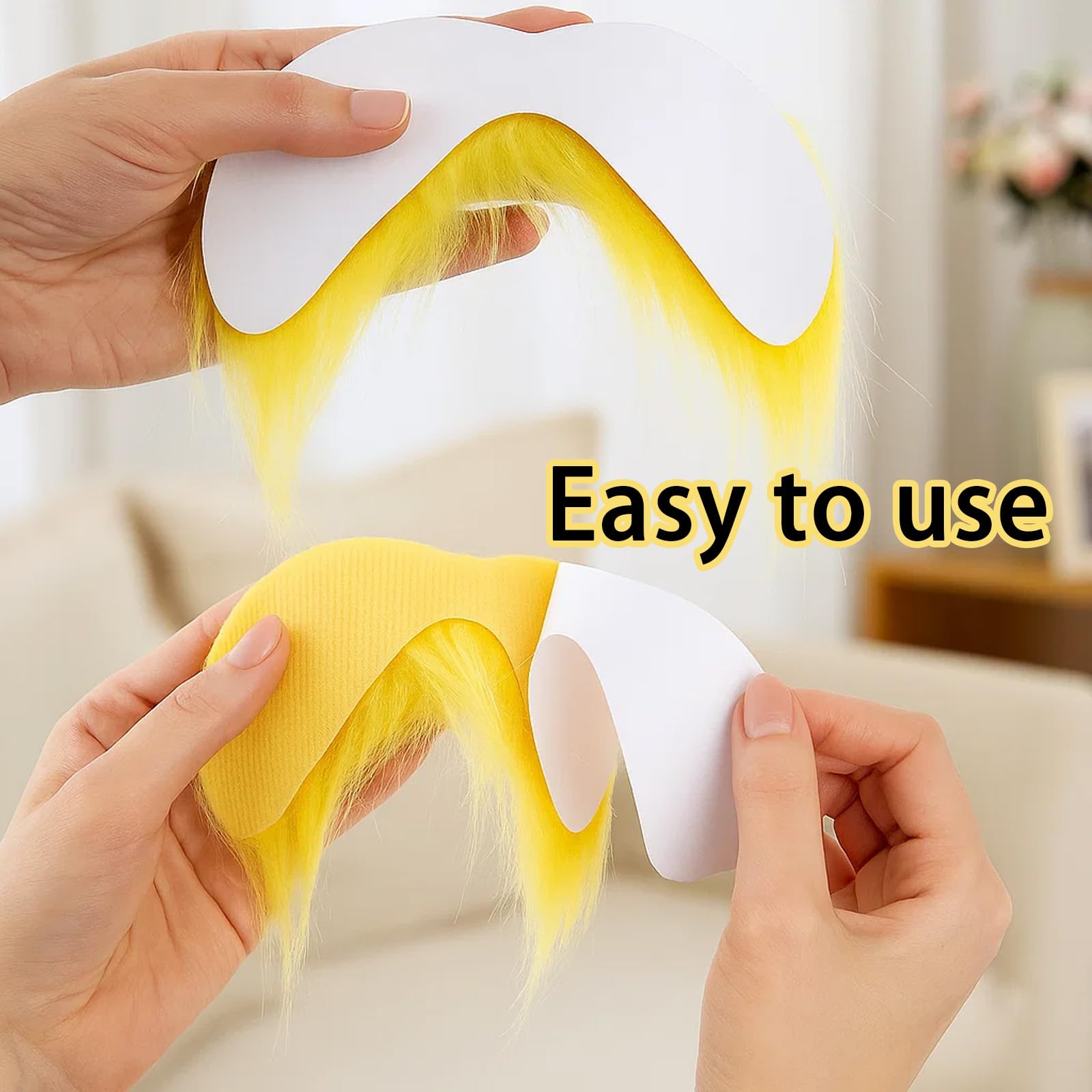 Lorax Costume, Fake Moustache and Eyebrows Set, The Lorax Costume Accessories for Halloween Cosplay Parties - Image 3
