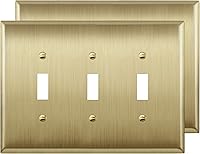 Vista 23 de LIDER Placa de Pared de Metal para Interruptor de Luz de Palanca, Cubierta de Interruptor de Acero Inoxidable, Resistente a la Corrosión