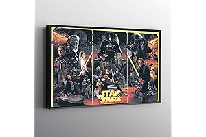 An Iconic Trio: Star Wars Original Trilogy Canvas Print Collection