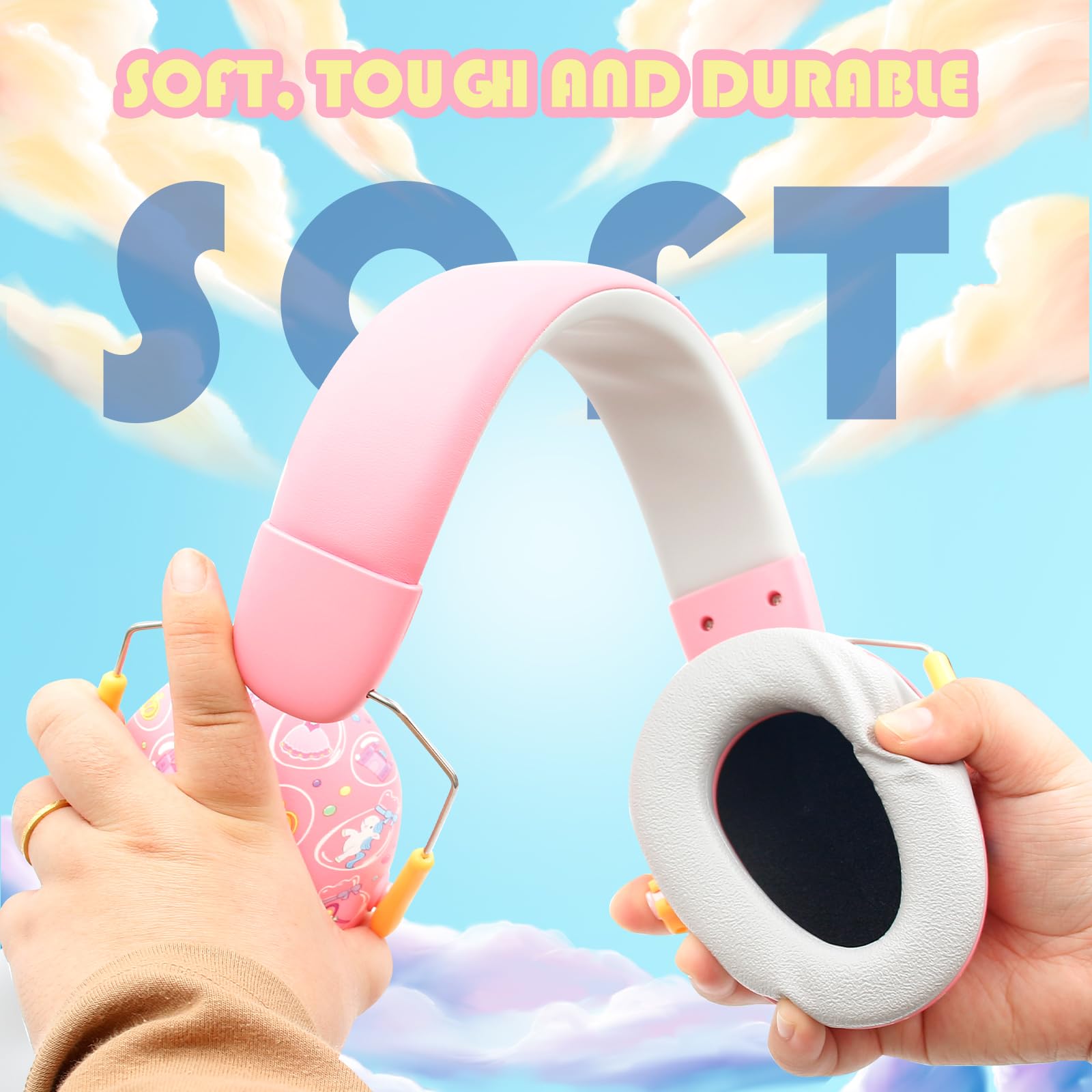 Samaly Kids Ear Defender, SNR 27dB Ear Defenders for Children Noise Cancelling Headphones Autism - Image 3