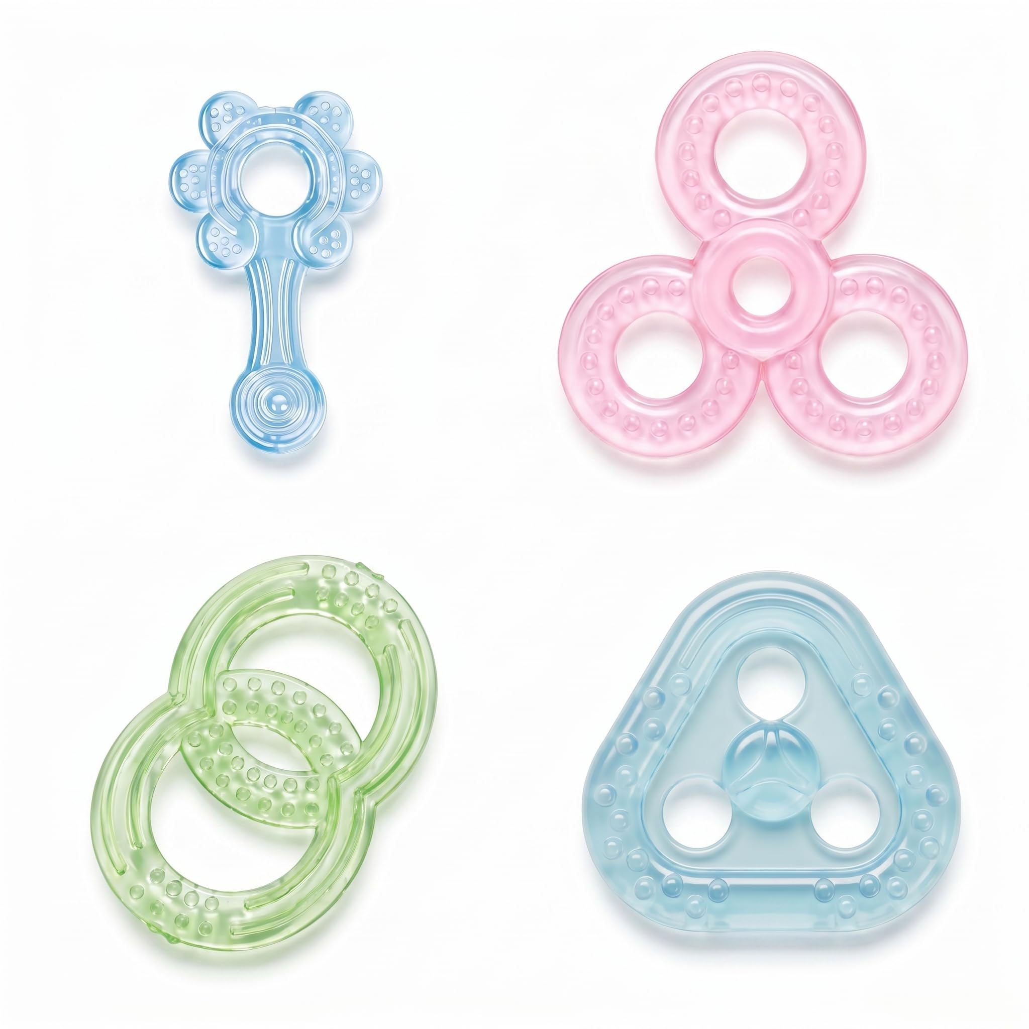Baby Water Teether Toys – BPA-Free Cooling Teething Ring for Infants 3+ Months, Soothing Gum Relief, Easy Grip Soft Silicone Teether, Safe Non-Toxic Baby Teething Toy-image-30