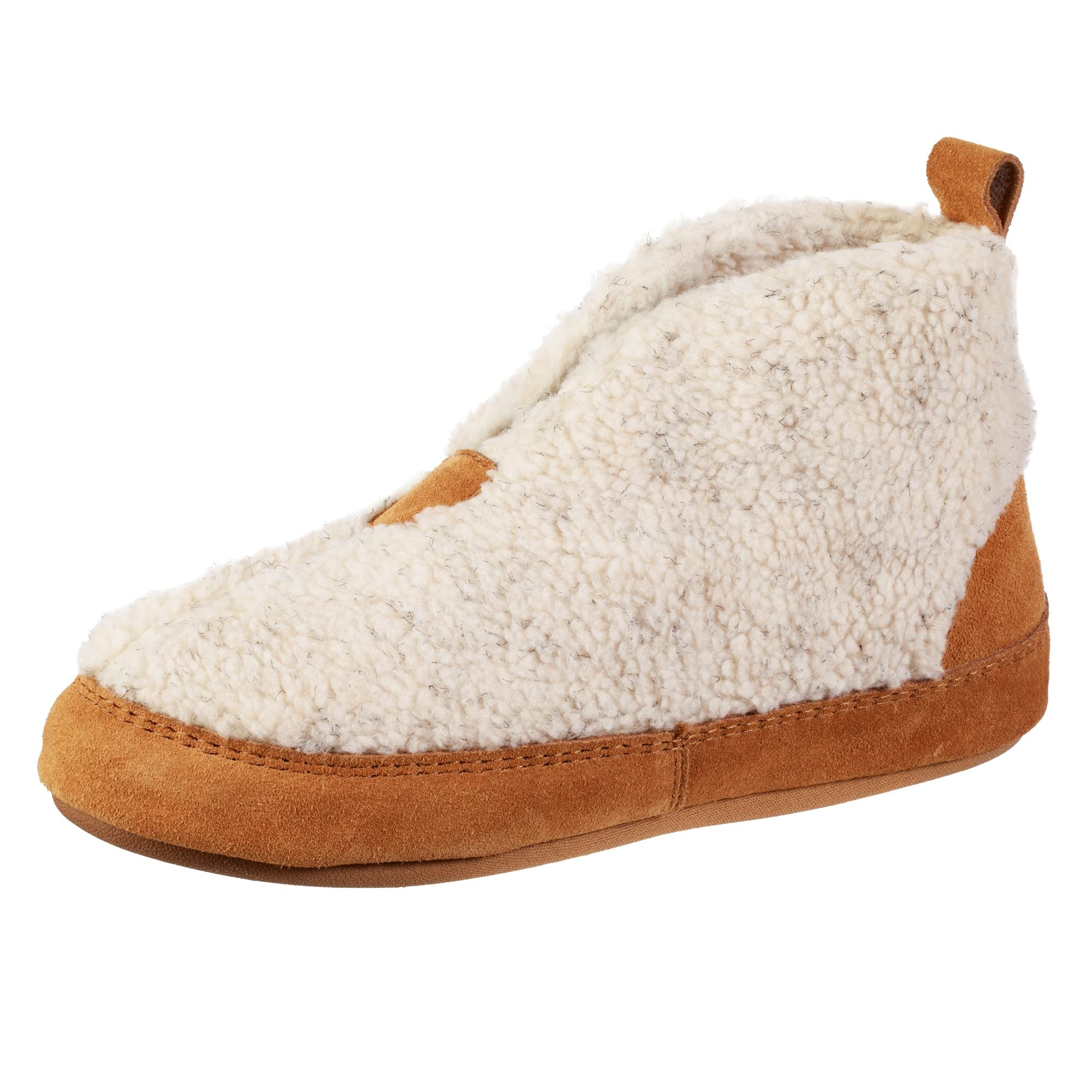 Photo 1 of Acorn Women's Recycled Ela Boot Slipper with Berber Upper and Lining Natural