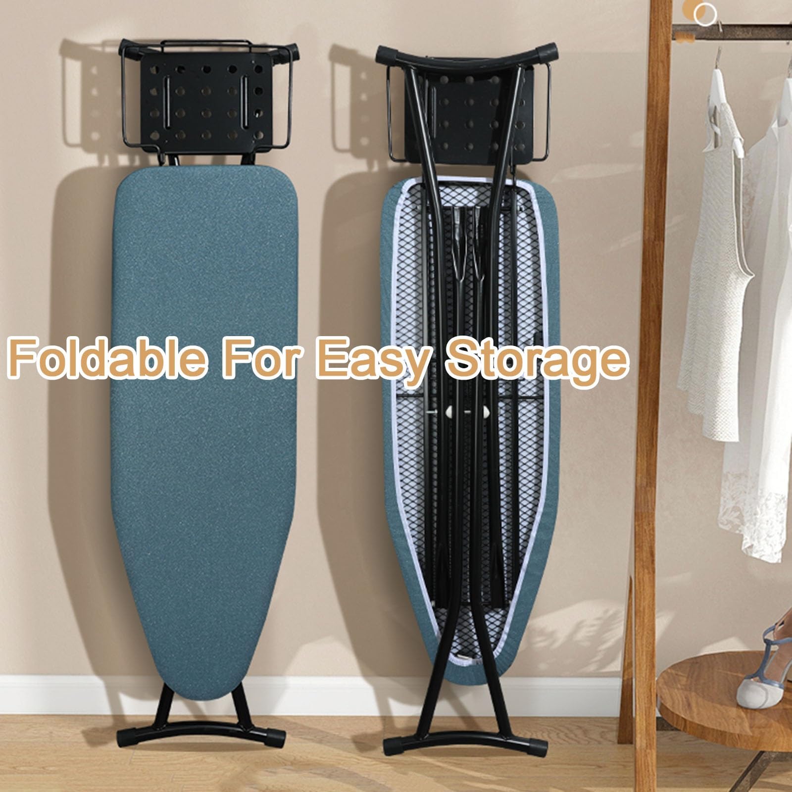 Asse Da Stiro Full Size Con Copertura Resistente Al Calore, Poggia