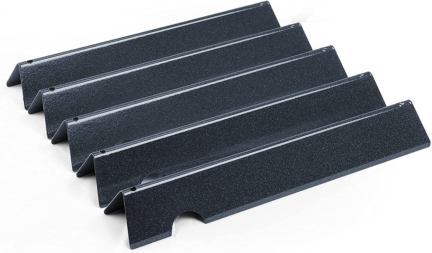 GFTIME43.4cm Porcelain Steel Flavorizer Bars for Weber Genesis II/LX 300 Series II E-310, II E-330, II E-335, II S-335, II LX S/E-340 (2017 and Newer) Gas Grills, Heat Plates for Weber 66032/66795