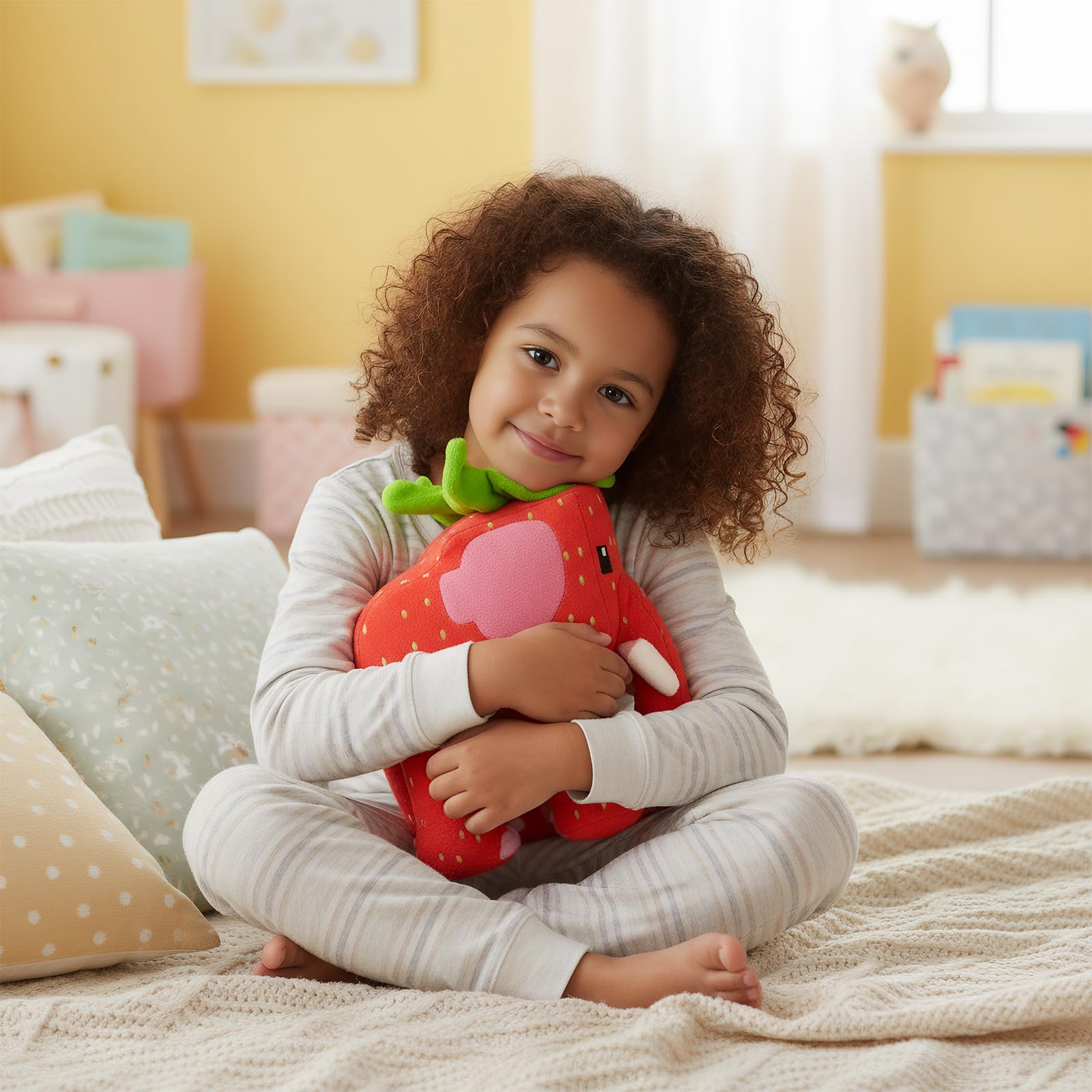 Dlishka Steal A - Peluche rouge cerveau - Mignon jouet italien - Tralalero Shark - Peluche amusante - Cadeau pour les