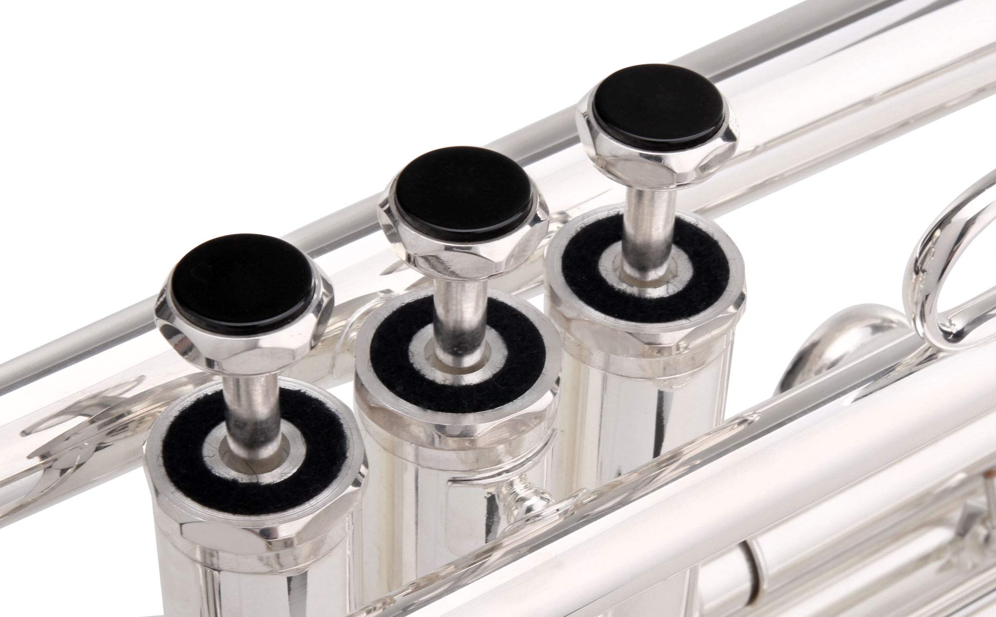 Classic Cantabile TR-40S Bb-Trompete (Schallbecher 125 mm, Ventile Edelstahl, Stimmzug Neusilber, Koffer, Mundstück) silber