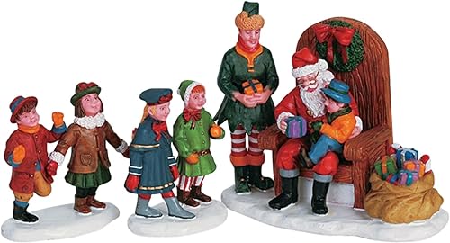 Lemax Colección Village Visitando Santa #62276