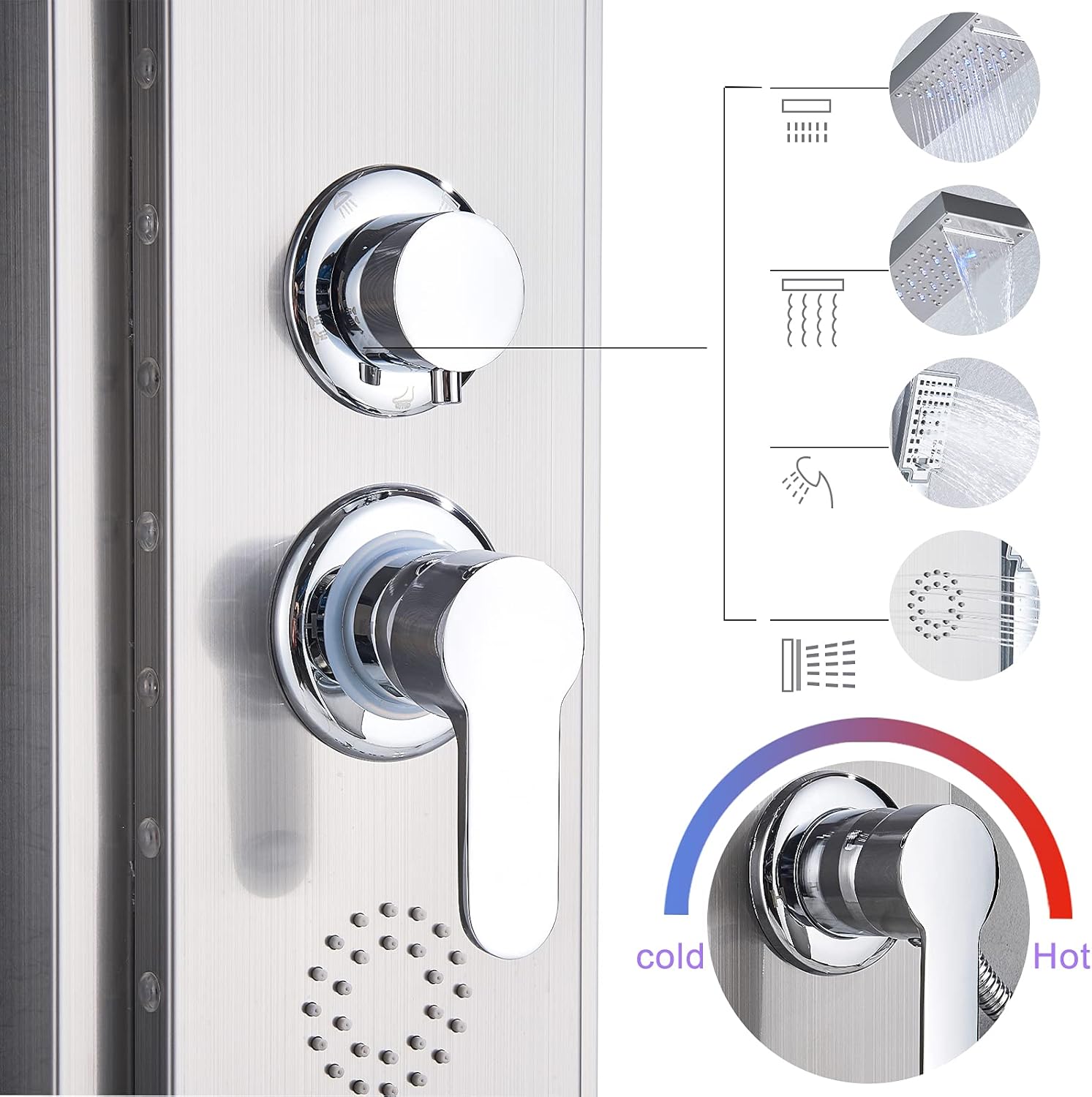 Panel De Ducha De Luz LED Con Sistema De Columna De Ducha De Chorro De Masaje SPA Para Baño,Niquel Pulido 14 Panel De Ducha De Luz LED Con Sistema De Columna De Ducha De Chorro De Masaje SPA Para Baño,Niquel Pulido -Hogar Baño Tienda AAHKMJXYDAFdJAOAIMEbOAchlkWZ0oakZn uVZ0mPidMNbILvCvspZ4oG3fPgIqc1P14opHHvHqR6LzJo2LRsBNVTwLepO6P2u4Dx LdXDGwEQ==