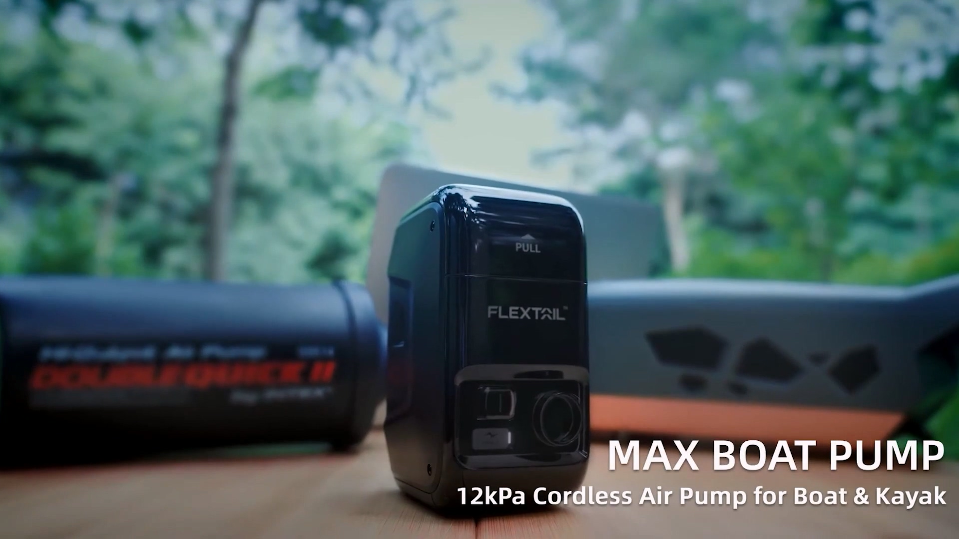 FLEXTAILGEAR Portable MAX BOAT PUMP Rechargeable Electric