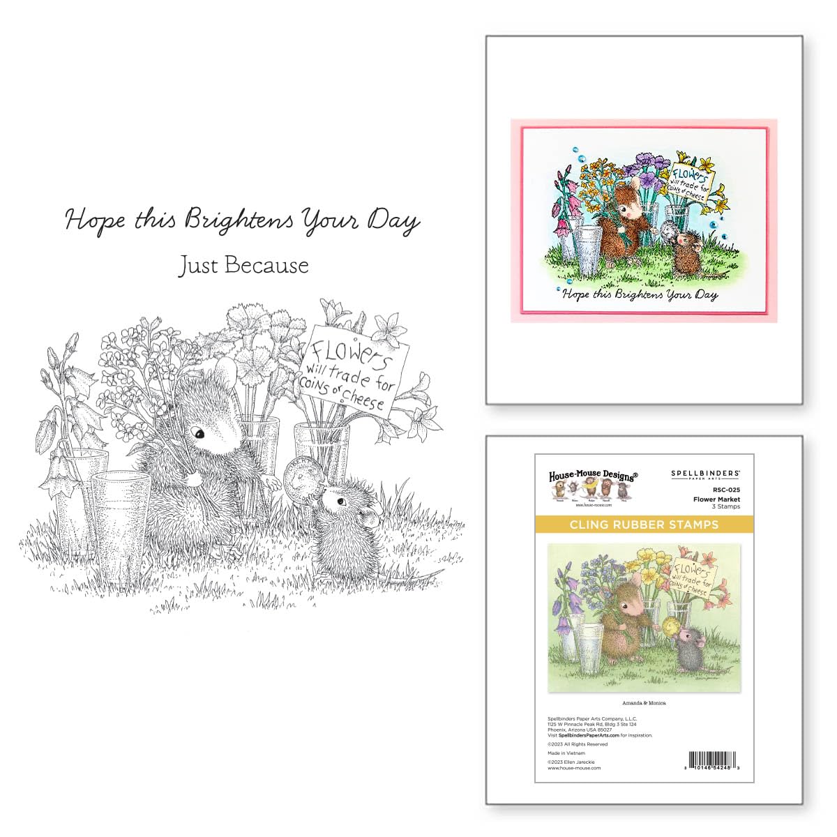 Spellbinders BD-0847 House-Mouse Spring Has Sprung Collector Bundle