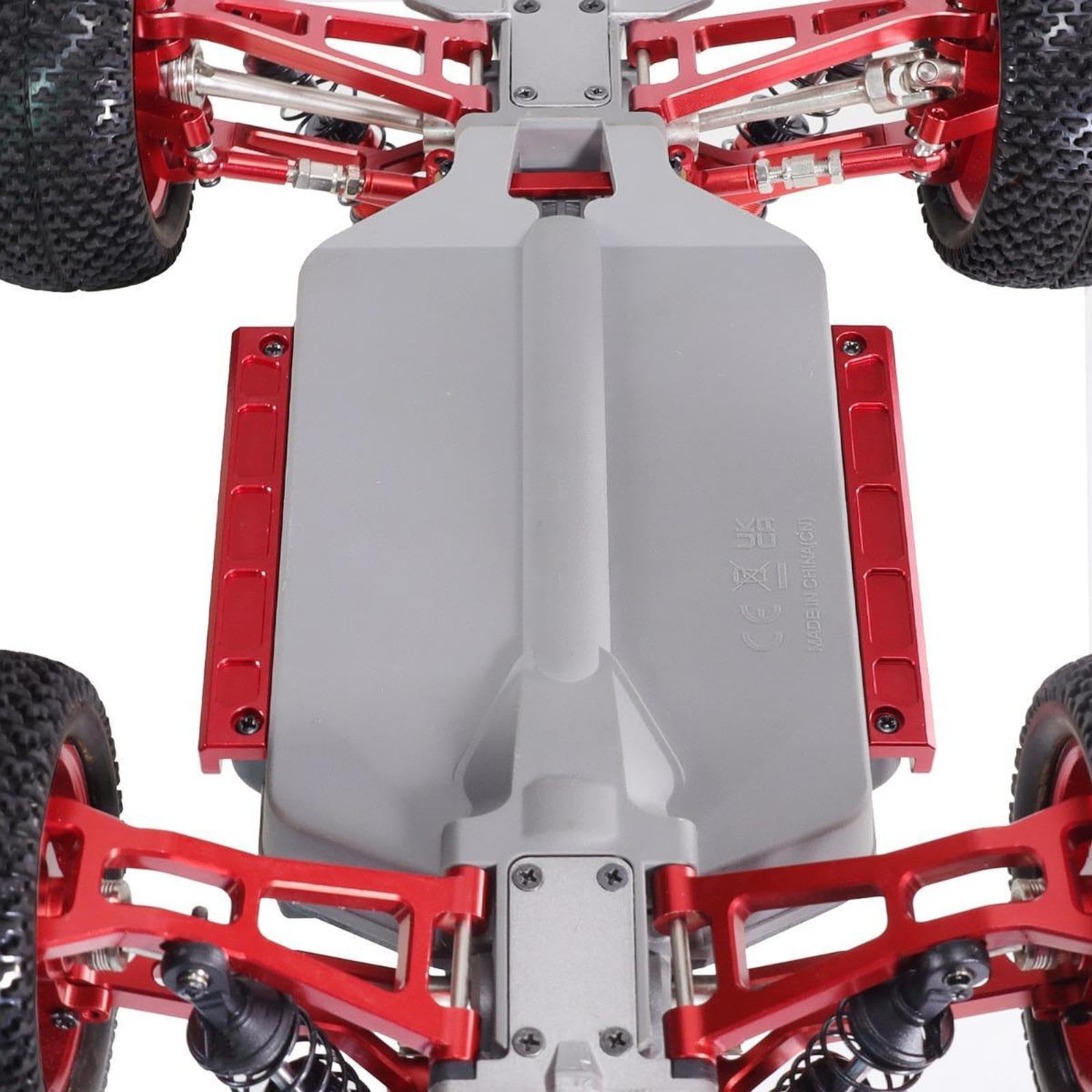 Harilla und rechter Chassis-Kantenschutz, Ersatzteil, Spielzeug, Hobby-Montage, Chassis-Zubehör, Seitenschutzteile für H16E 1/16 RC-Auto, Schwarz