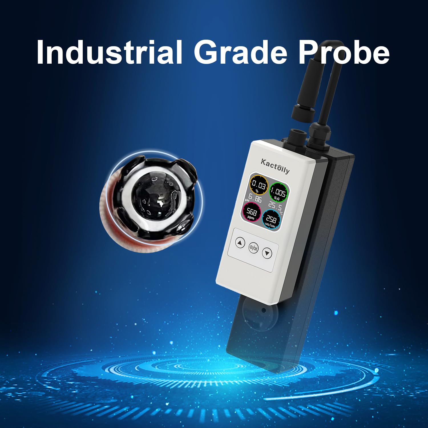 Snapklik.com : Kactoily 6 In 1 Professional Fish Tank Water Quality Tester