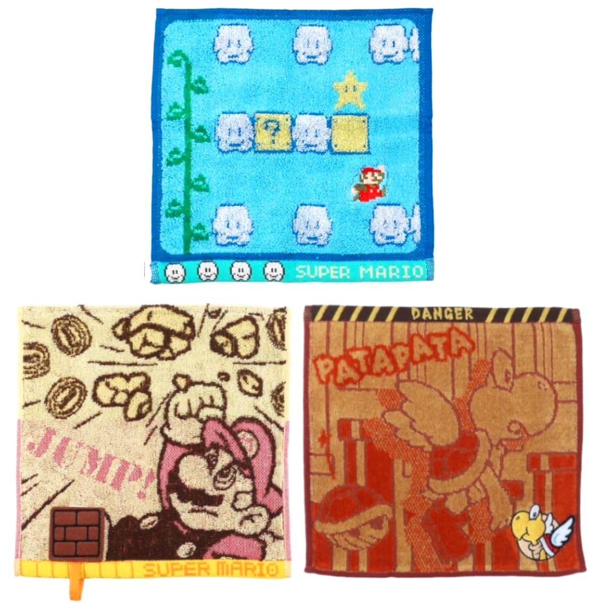 スーパーマリオ3Dコレクション ミニタオル3枚セット スーパーマリオ3Dコレクション ミニタオル3枚セット
