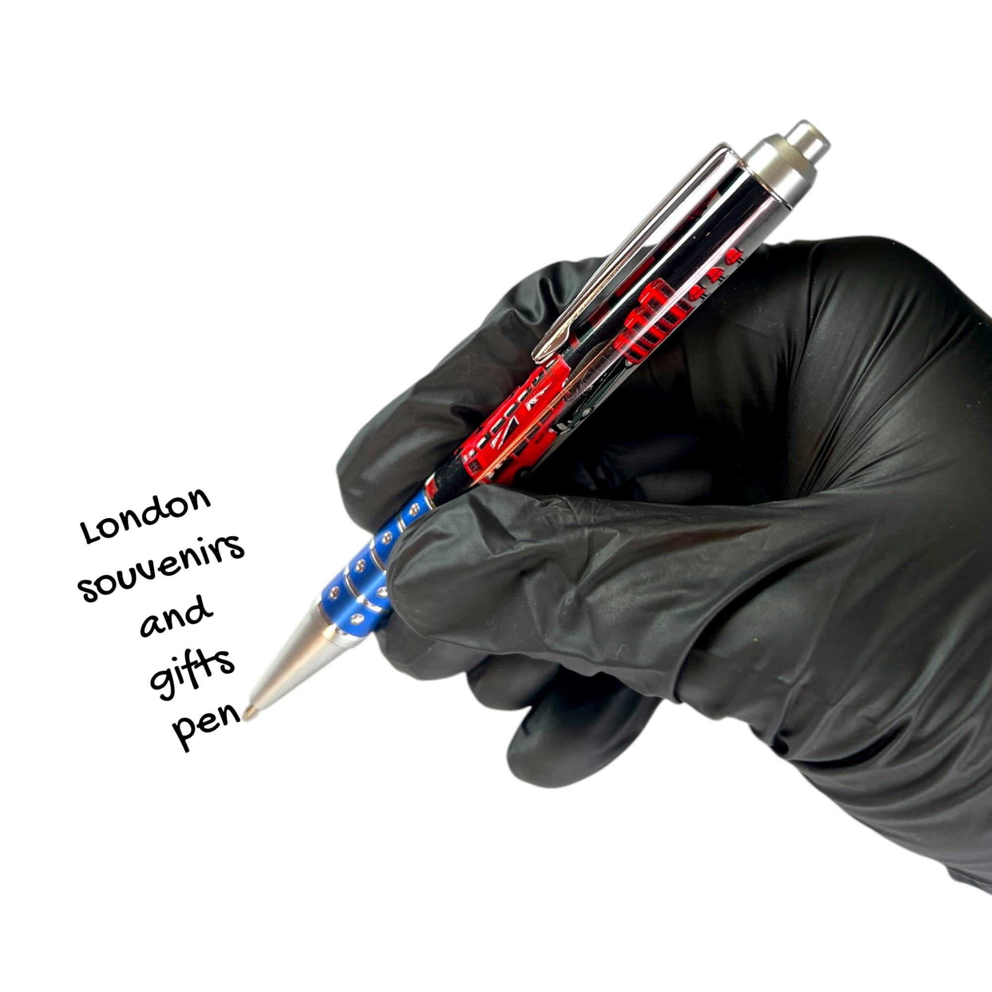 Souvenirs Set Of 6 London Pens - Famous Iconic London Image